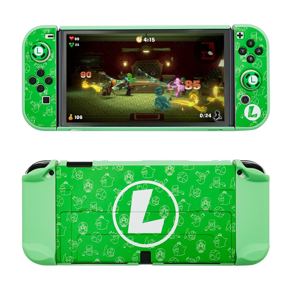 Совместимый защитный чехол для Switch OLED: Дизайн особняка Марио и Луиджи
