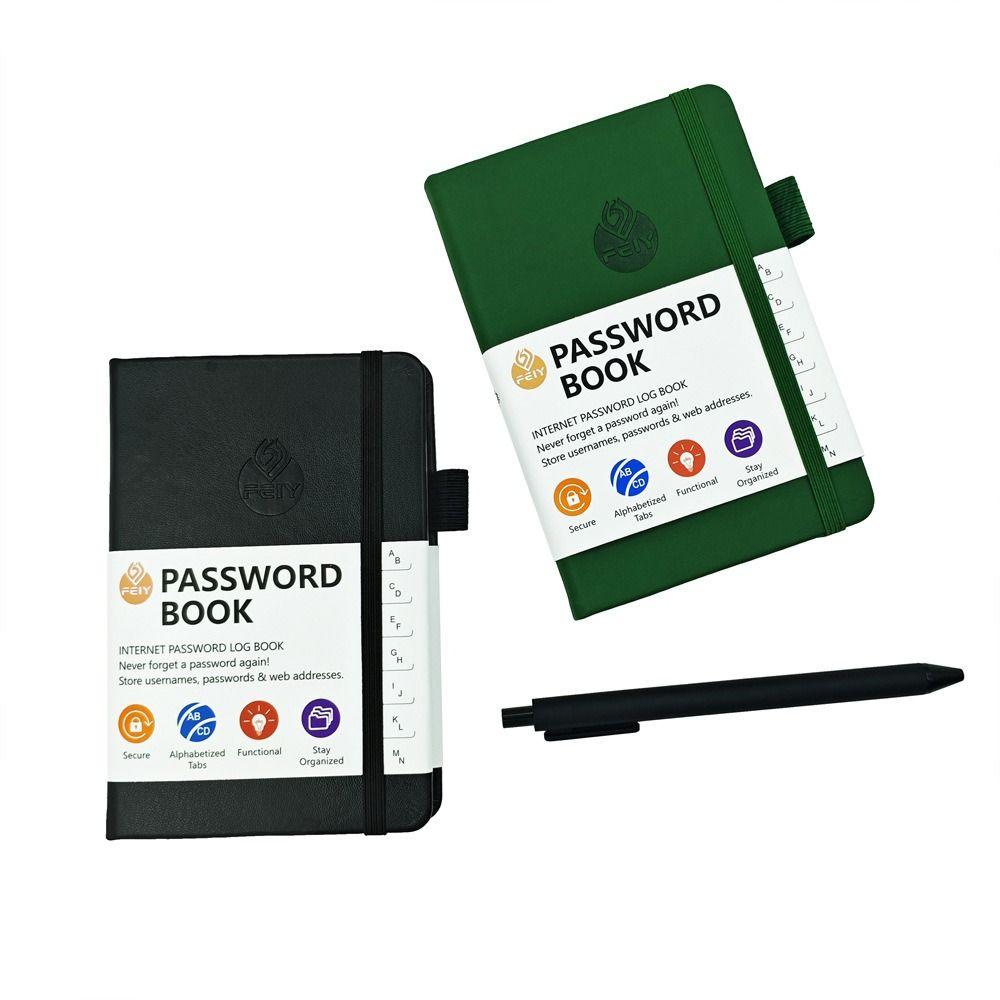 Alphabetical Tabs Password Book 68Sheets Password Organizer for Website Logins