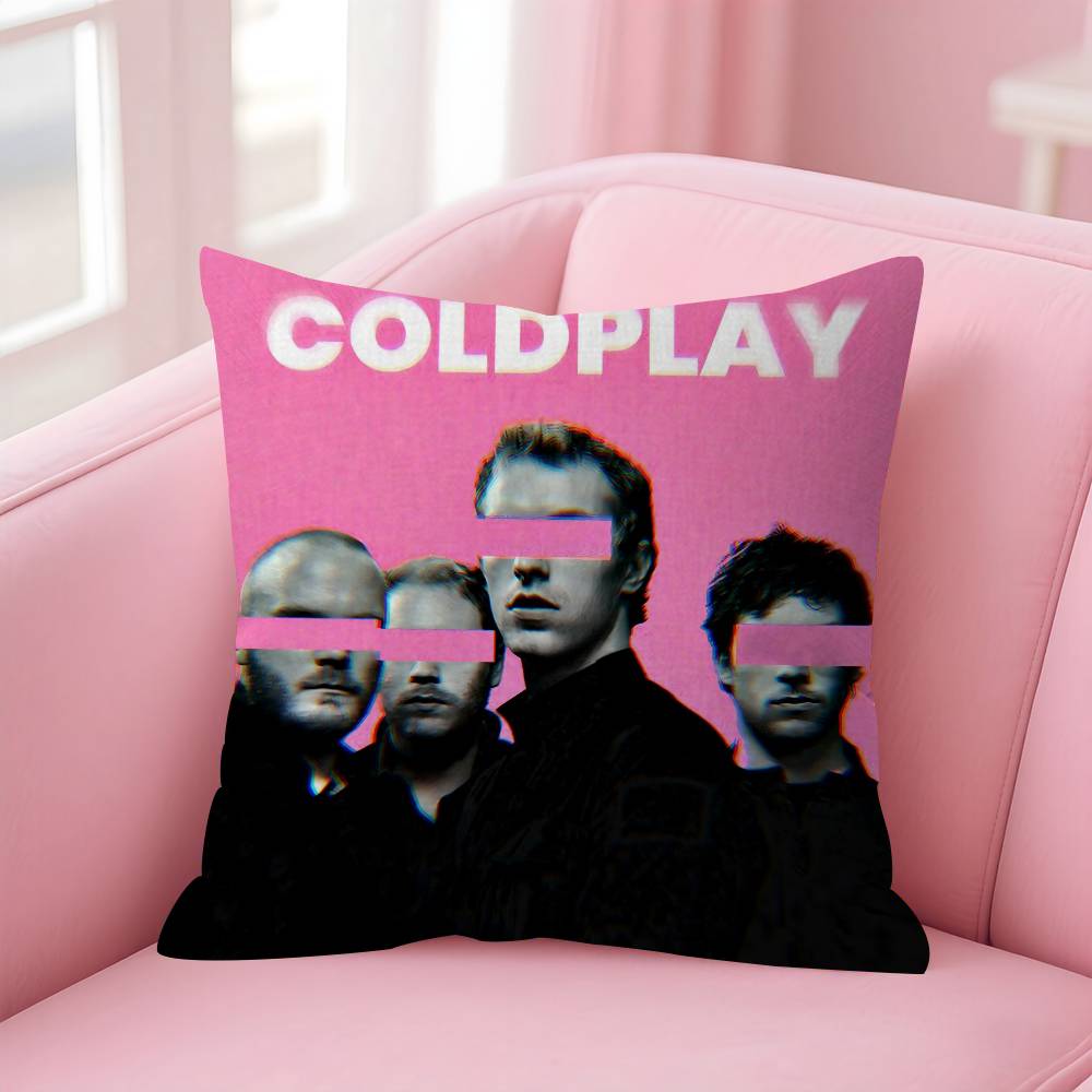 Полоса C-Coldplay Лунная Музыка Кленовый Дизайн Наволочка Счастливый Осенний Урожай Декор Праздничный Декор Наволочка