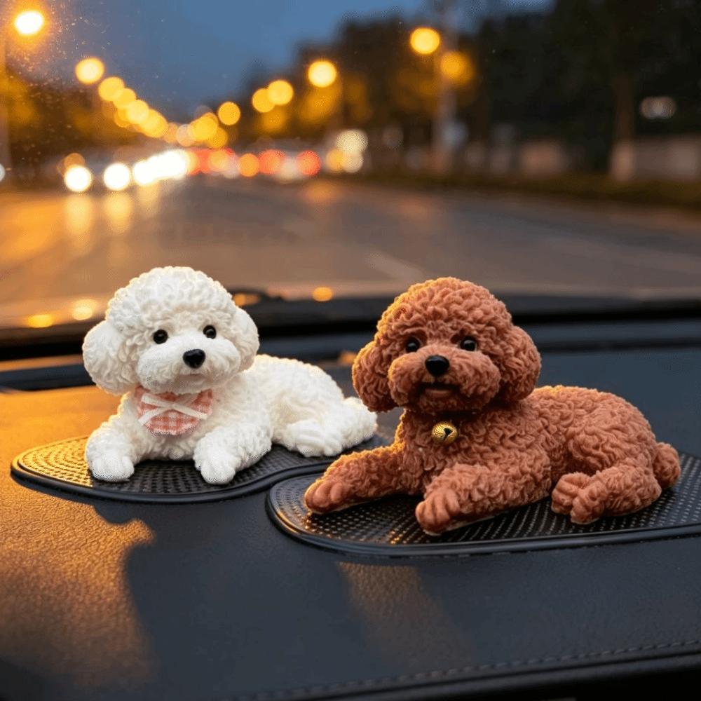 Simulation Pet Car Dashboard Decor Slow Rebound Reduce Pressure Ornament Car Auto Interior