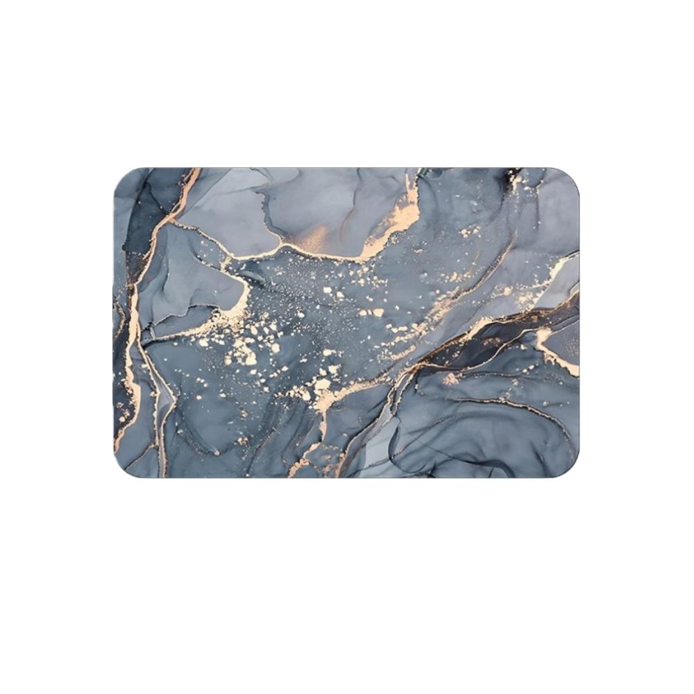 Marble Pattern Toilet Rug Set Anti-slip Toilet Door Mat New Bathroom Carpet Set Home