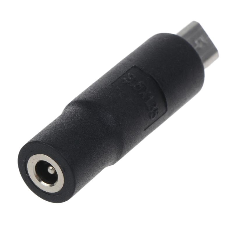 4.0x1.7mm/3.5x1.35mm Разъем-адаптер питания Female на USB Male для зарядки телефона, планшета