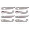 8Pcs Serger Knife Strong Durable Metal Accurate Angle Easy Installation Overlock Blade for 925D