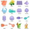 Beach Shoveling Tools Shovel Sand Toy Smooth Soft Rubber Multiple Collocation Educational Sandbeach Game
