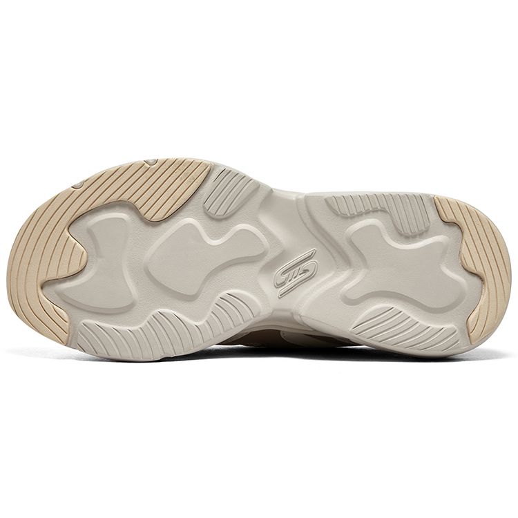 Skechers Bobs Wave Comfort Универсальные Повседневные Кроссовки Низкие Женские Бежево-Коричневые 117365-NAT