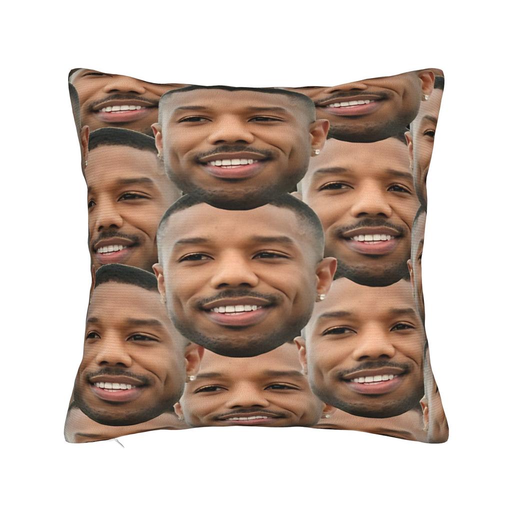 Michael B Jordan Pillow Cover Comfy Cushion Cover Retro Trendy Pillow Case For Wedding Party Home Decor
