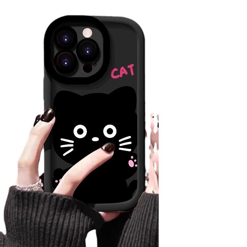 Чехол для мобильного телефона Apple 16promax Новый расписной iPhone 15pro Ощущение кожи Пух 14