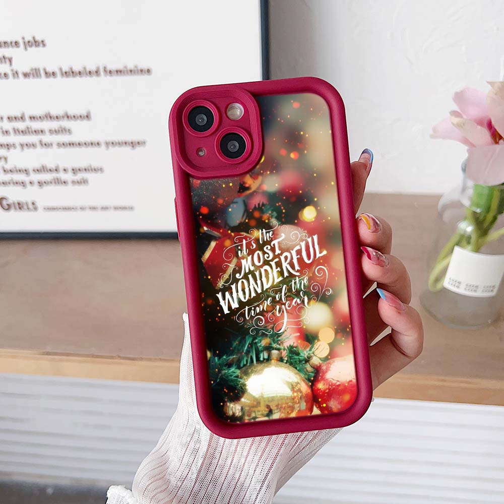 Чехол для телефона Sky Eye Ladder для iPhone Samsung A14 Huawei Honor 90 Xiaomi Redmi 12c Infinix Realme Angel Eye Мягкая обложка A1 Рождество С Новым годом арт