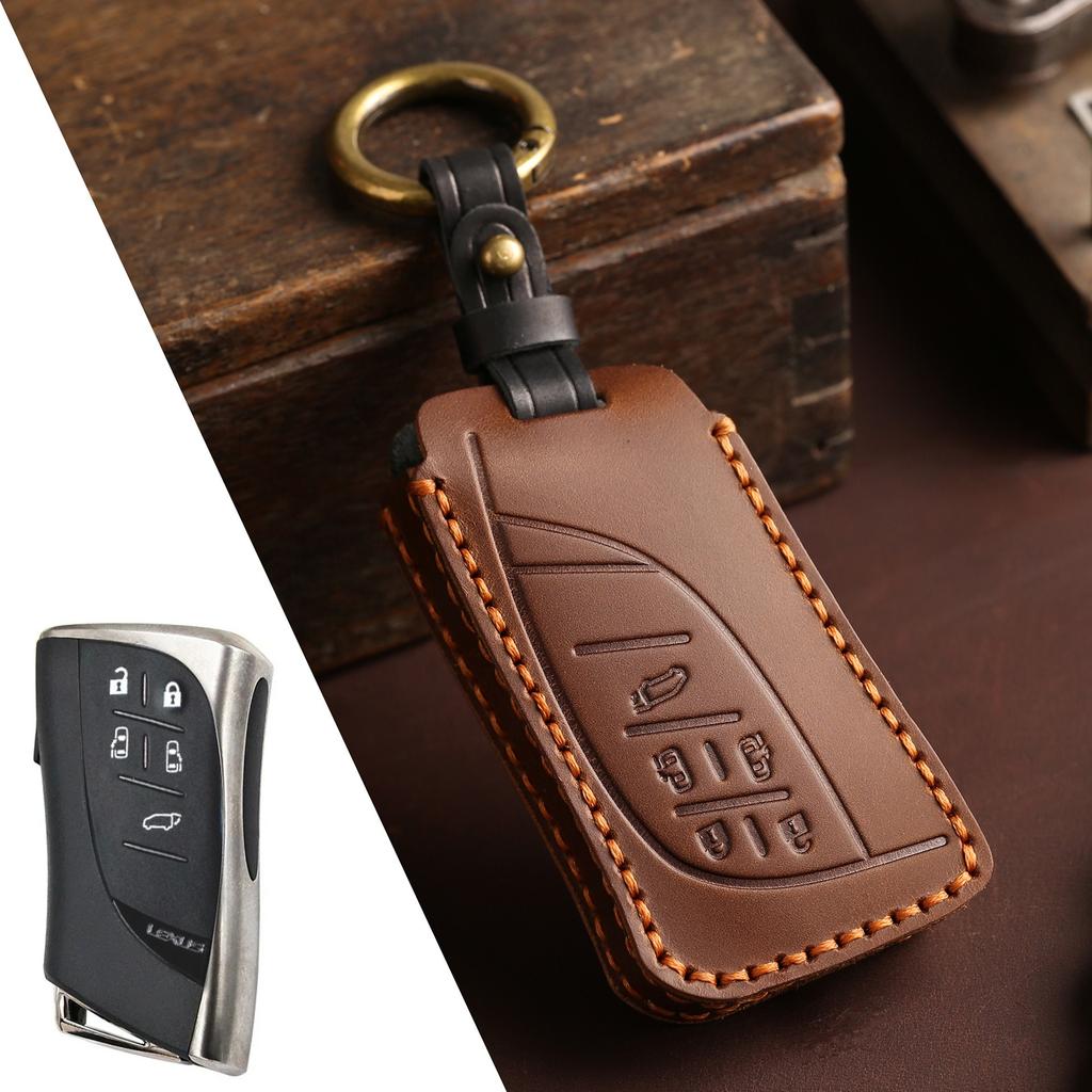 Набор чехлов-защитных сумок из кожи для Lexus LM350h LM500 Keyless Go Брелок дистанционного управления Автомобильный Чехол-держатель Оболочка