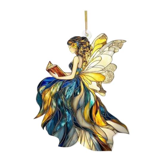 Плоские акриловые подвески-животные, разноцветные ловцы солнца, украшения для подвешивания на окно, на елку, декор для сада, ручной работы, подарок для любителей бабочек