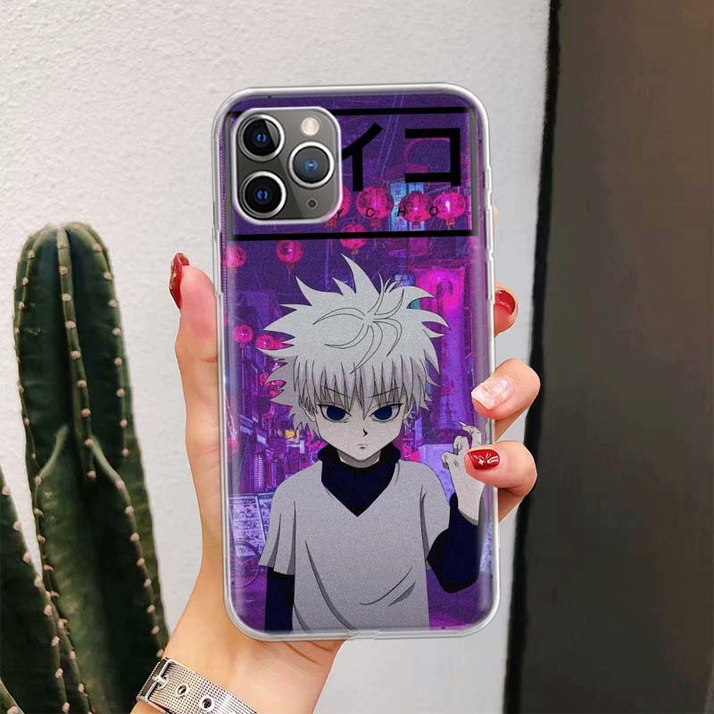 Anime Vaporwave Glitch Purple For iPhone 17 Air 16 15 14 Plus 13 Mini 12 11 Pro Max Phone Case 16E 7 Print 8 SE Fundas Cover Sof