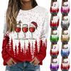 Women  Tops Women's Long Sleeve Sweatshirt Casual Crewneck Loose Fit Pollover Fleece Tops