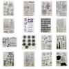 1 Sheet Clear Stamp Transparent Seal Stamp Card Making 3D Scrapbooking Paper Crafting Stamps Handmade Crafts Supplies