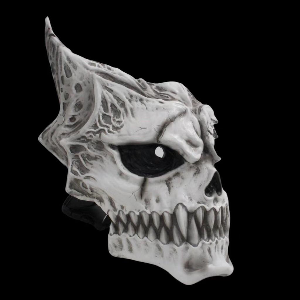 Kaiju No Eight Resin Mask With Battle Damage For Christmas And Halloween Decor