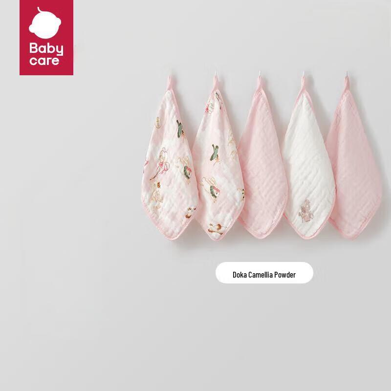 babycare 6-слойная хлопковая марлевая слюнявчик