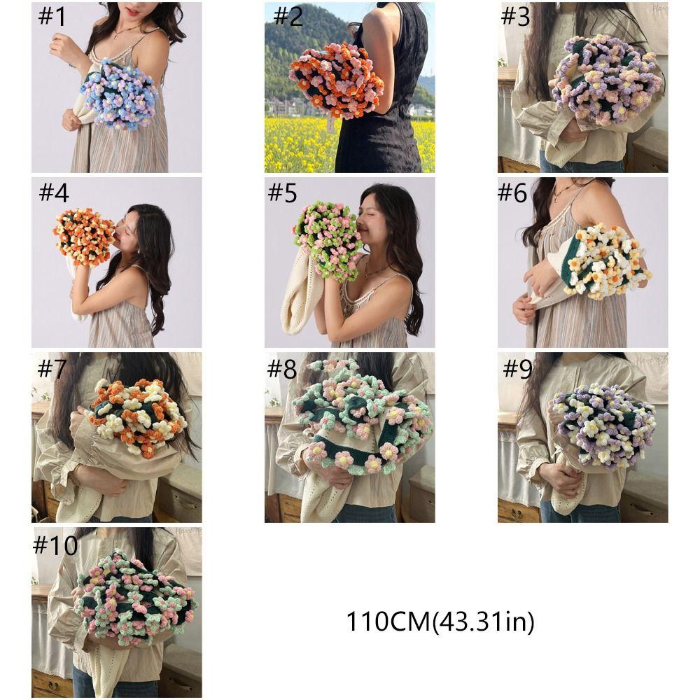 Finished Daisy Bouquet Blanket Fashion Artificial Knitted Blanket Holiday Gifts