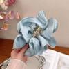 Korean Style Pleated Cloud Crab Claw Hair Clip Mesh Flower Bud Hair Clip Shark Clip Women Accessories