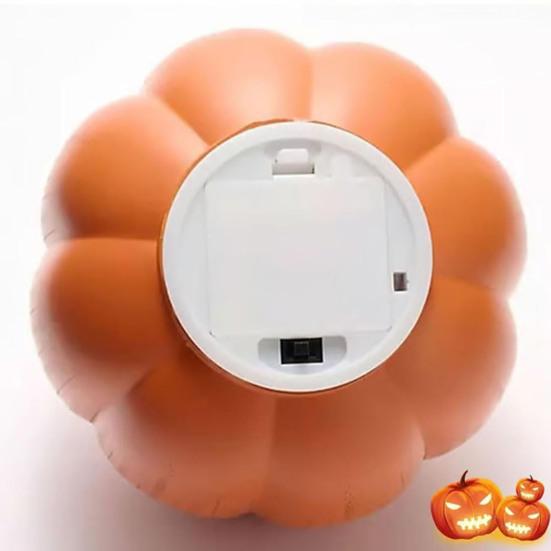 Halloween Pumpkin Light Battery Operated LED Glass Pumpkin Lantern for Halloween Fall Autumn Thanksgiving Decor