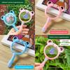 Kids Plastic Handheld Magnifier With Bright Colors For Preschool Science And Toy Exploration