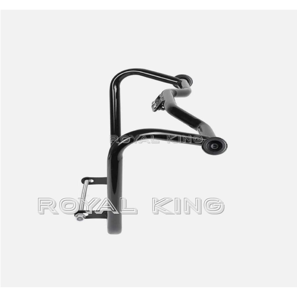 Black "Crash Guard With Matt Slider" Fit For Royal Enfield New Classic 350