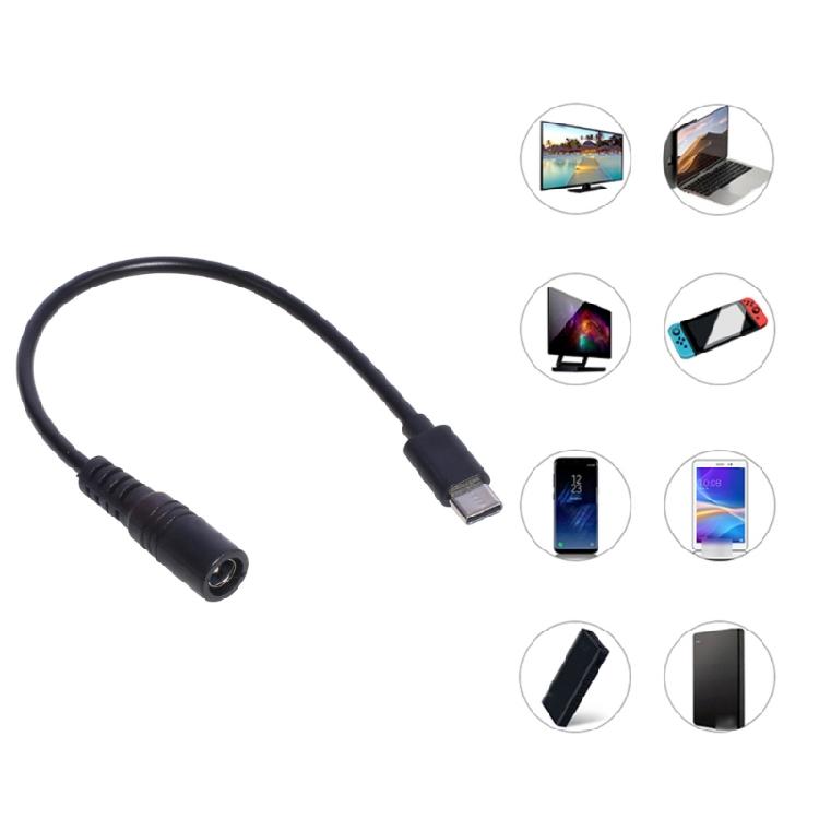 5V 3A USB Type-C Кабель питания 5.5 x 2.1мм DC Разъем для зарядки для Роутера LED