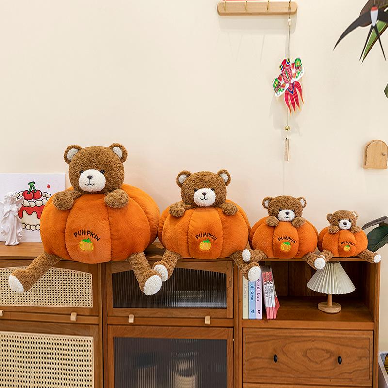 Милая плюшевая игрушка-утка-тыква, подушка для сиденья в гостиную для женщин, подарок на день рождения