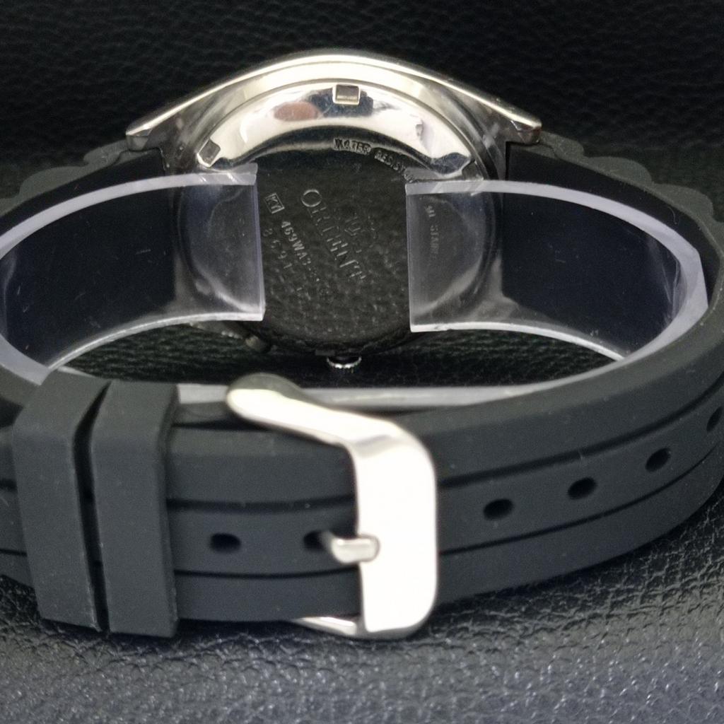 АВТОМАТИЧЕСКИЕ МУЖСКИЕ ЧАСЫ ORIENT CRYSTAL 46941 JAPAN DAY&DATE С ЧЕРНЫМ ЦИФЕРБЛАТОМ a431931-2 R109-a431931