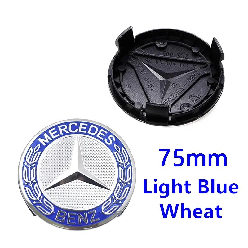 20 40 60 80 PCS 56mm 60mm 68mm 75mm 3Pin GLA GLB GLC A B C E Mercedes Benz Car Wheel Hub Center Caps Cover Badge Emblem Logo