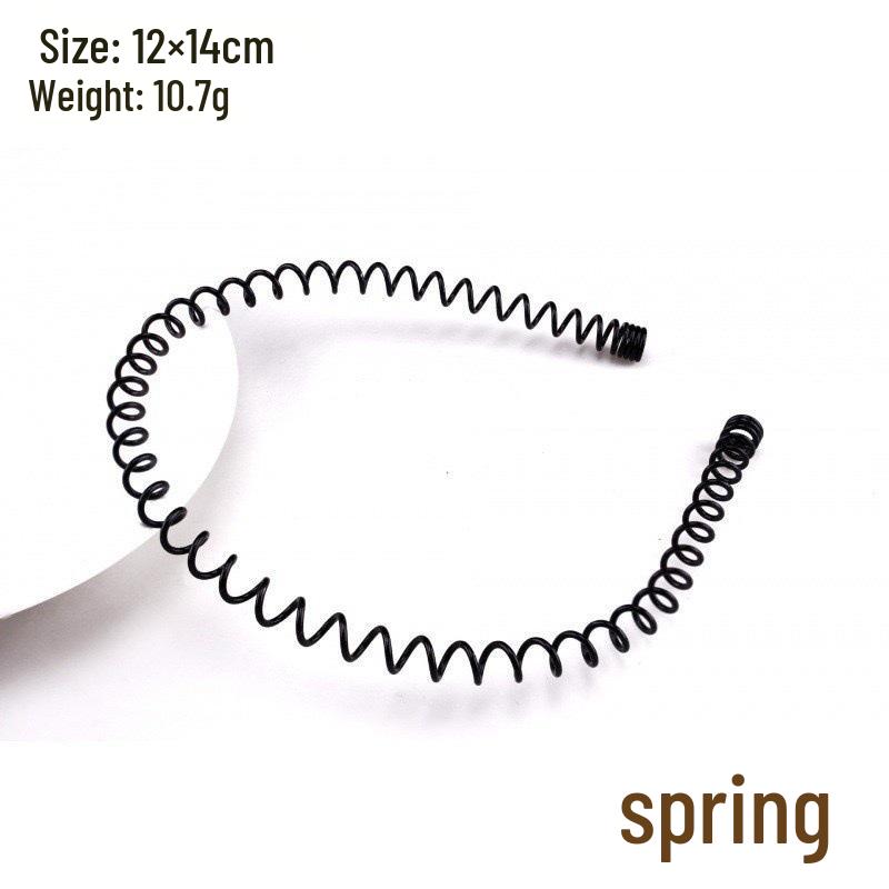 Универсальная стальная проволочная повязка на голову для мужчин и женщин: Трендовый, Невидимый и Идеальный для Спорта, Зачесанные Назад Волосы или Укладки Выбивающихся Волос.