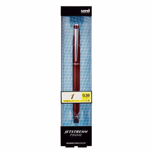 Mitsubishi Pencil Oil-Based Ballpoint Pen Jet Stream Prime Rotary Feeding Type 0.38 Dark Bordeaux Easy To Write SXK300038D.65