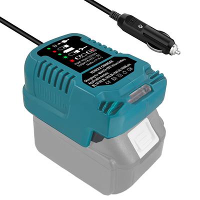 Для мини-компактного автомобильного зарядного устройства Makita 18V LXT аккумулятора BL1860 BL1830 DC 12V/24V Li-ion аккумулятора с вилкой для прикуривателя и светодиодом