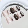 Мультяшные линии милый кот звезды кошачьи глаза милая девушка универсальные европейский и американский ins стиль пластины для маникюра съемные 30