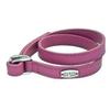 Браслет Guess UBB21302 38см Розовое серебро Кожаные женские украшения