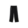Futureknit Classic Pants Straight Loose Mid Waist Drawstring Solid Color Casual Pants Unisex Pants Black 630480-01