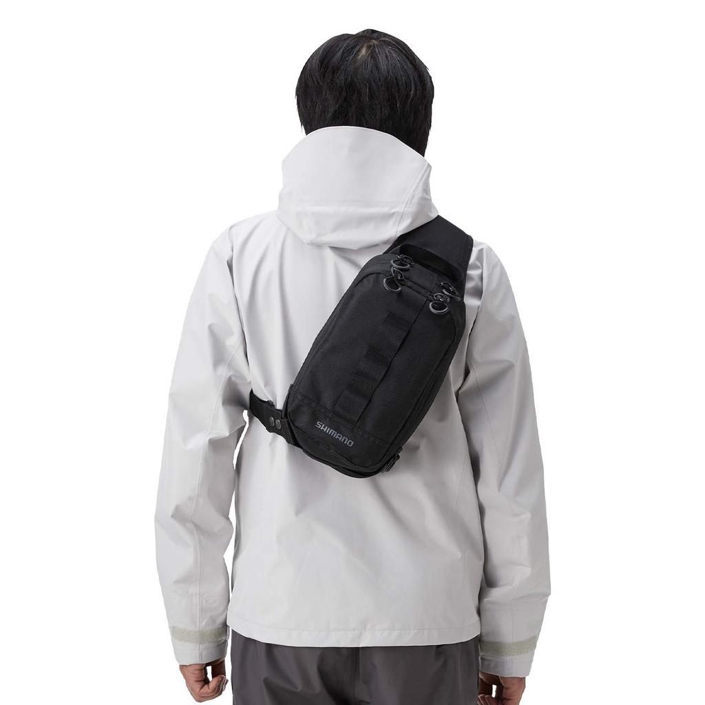 Shimano Наплечная сумка-слинг Черная S BS-025T