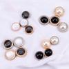 10Pcs No-seam Vintage Style Anti-slip Durable Alloy Clothing Accessories DIY Sewing Magnetic Suction Pearl Button Shirt Button