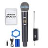 Dna Bat Vocal Set Zestaw Bezprzewodowy Akumulatorowy Mikrofon Doręczny Odbiornik Uhf