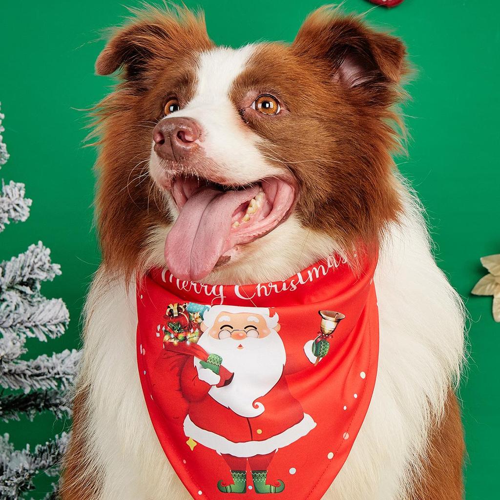 The Hot-Selling Christmas Dog Bandana: Festive Pet Scarf & Bib