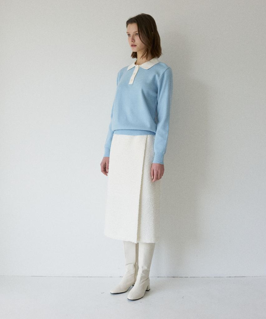 Latizen Lm Wrap Skirt(Ivory)