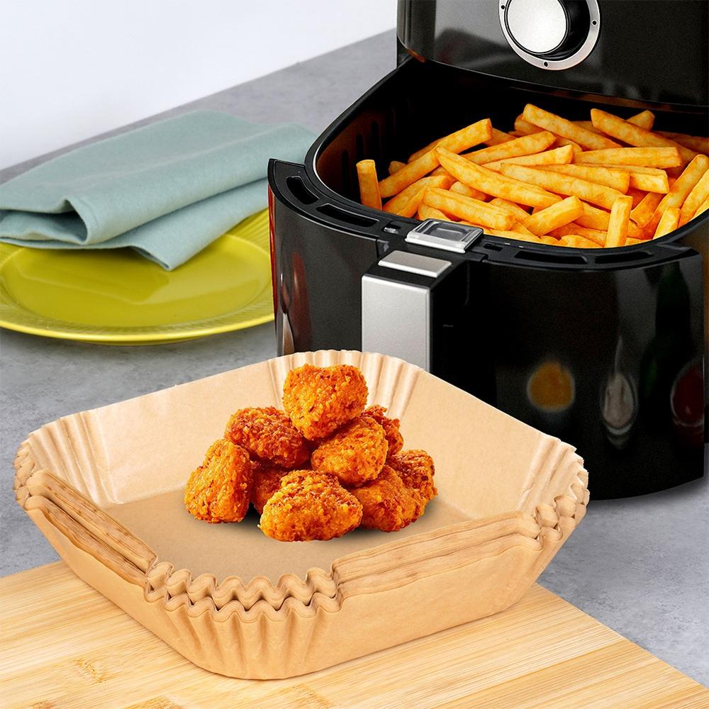 Air Fryer Fat-Free Paper Square Insert 19X19 Cm 200 Pcs.