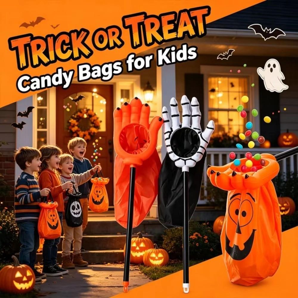 Spooky Style Trick or Treat Bags Cartoon Halloween Party Bags Halloween Candy Bags Halloween Party