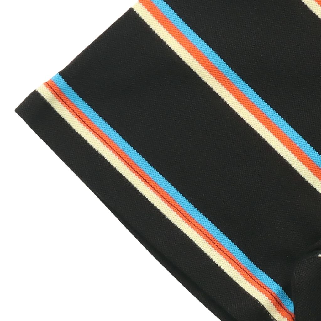 Puma Casual Sports Breathable Striped Short Sleeve Polo Shirt Men Tops Black 599781-01