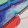 Трекеры ежедневных целей и привычек с переплетом и пользовательскими макетами. Календарь трекеров привычек с цветной кодировкой для постановки ежедневных целей.
