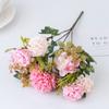 Artificial Flowers Wedding 30Cm Silk Hydrangea Bouquet Vase Home Decor Room Diy Festival Garland Scrapbooking Household Products
