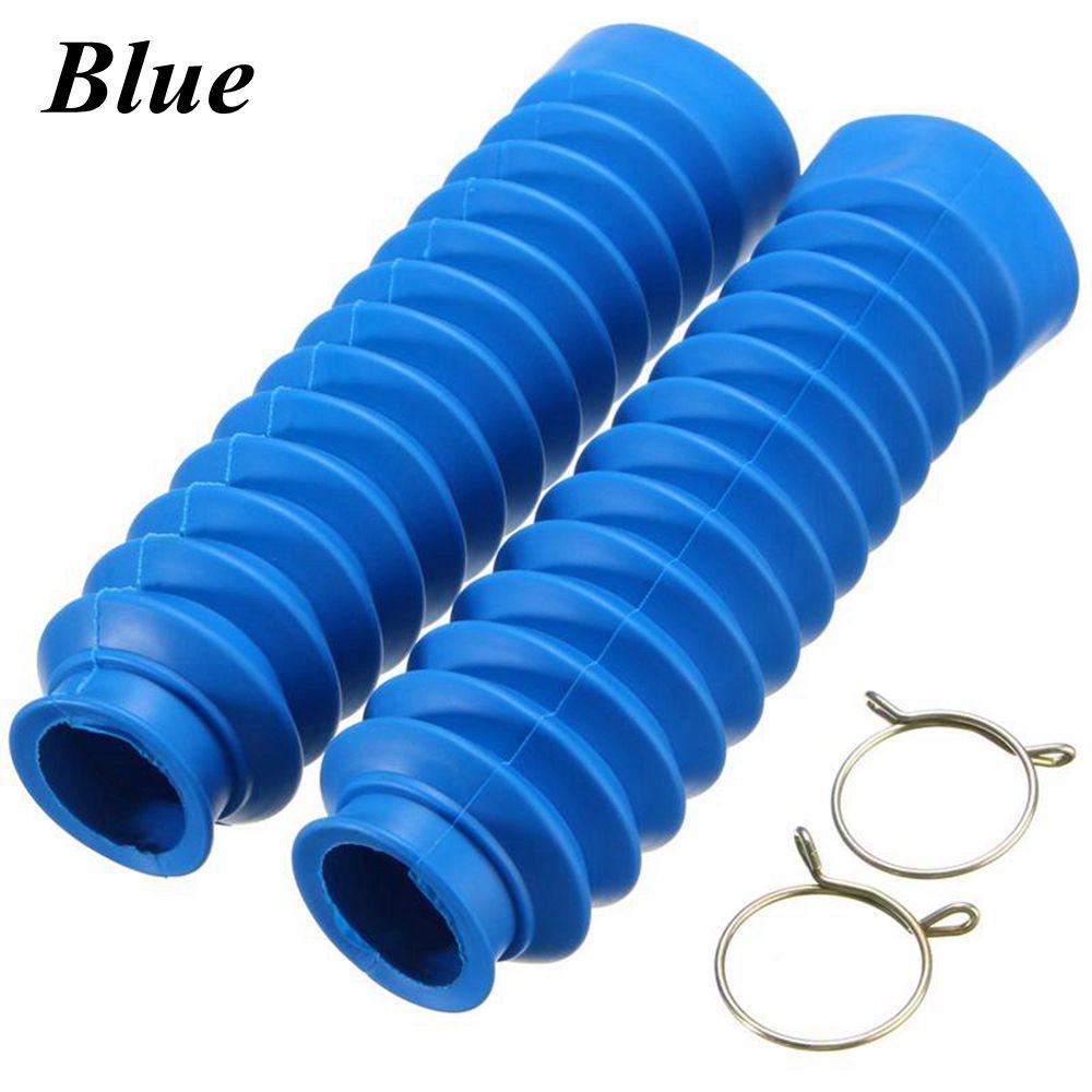 1Pair Fashion Universal New Front Fork Cover Motorcycle Rubber Protector Gaiters Boots Case