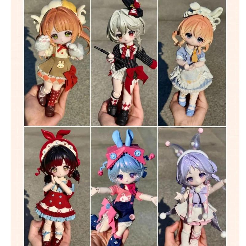 Come4Free Bunny Dream Box 1/12 Bjd Doll Blind Box Articulated Action Figure Ball Jointed Dolls Cute Collectible Toy Birthday Gif