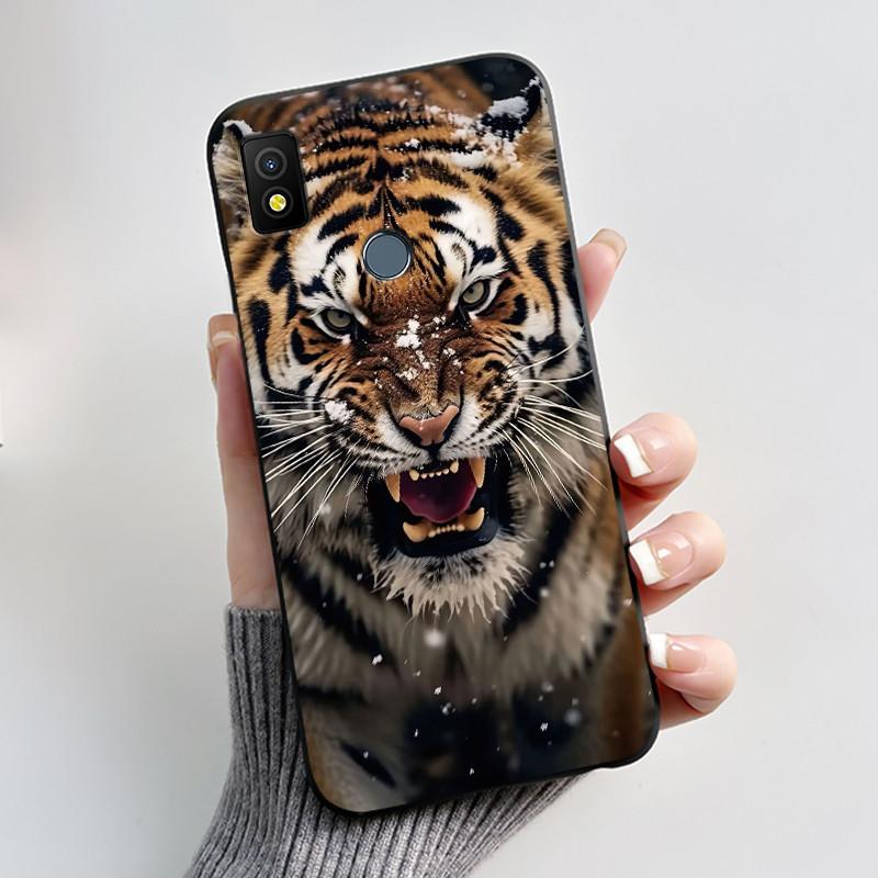 Casing For Cricket Icon 4 Icon 5 Phone Case Luxury Cute Cool Boys Girls Black TPU Soft silicone Back Cover For Icon4 Icon5 Shell