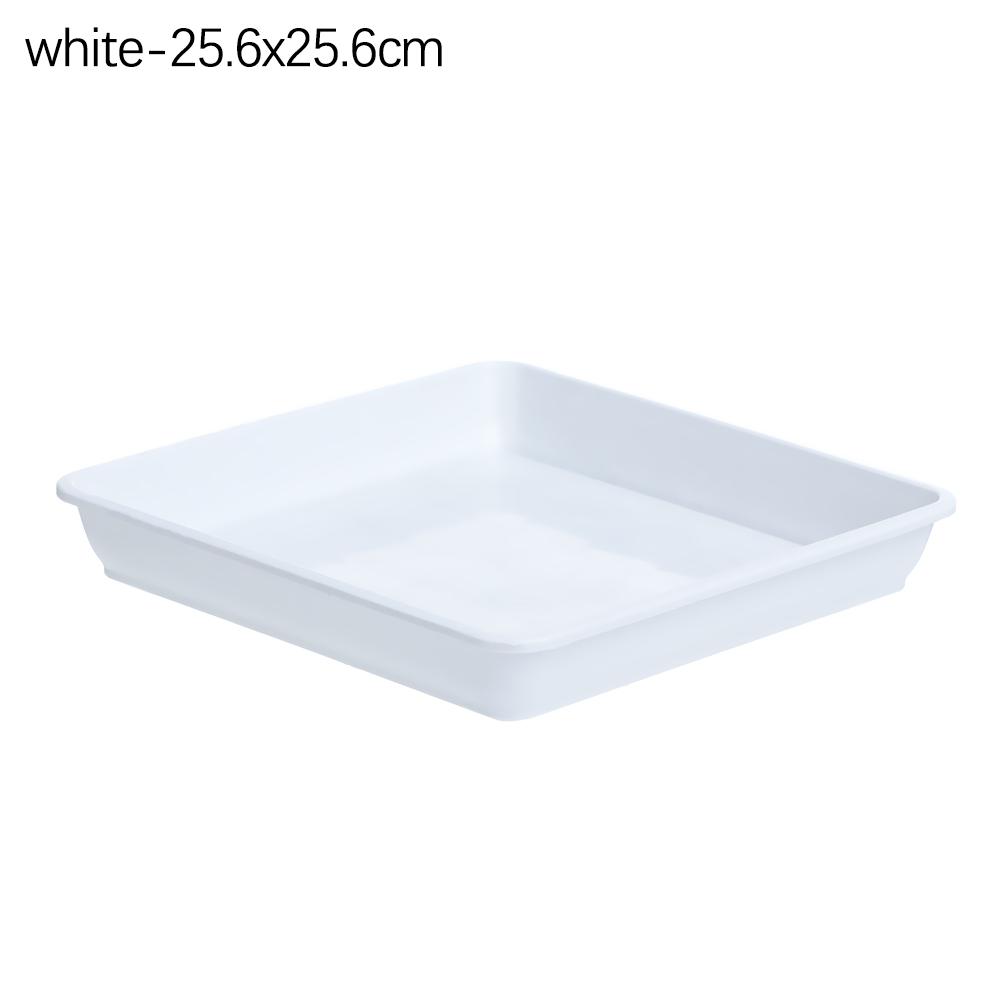 1Pcs Garden Flower Pot Square Plastic Tray Saucers Indoor Outdoor Plant Saucer Drip Trays