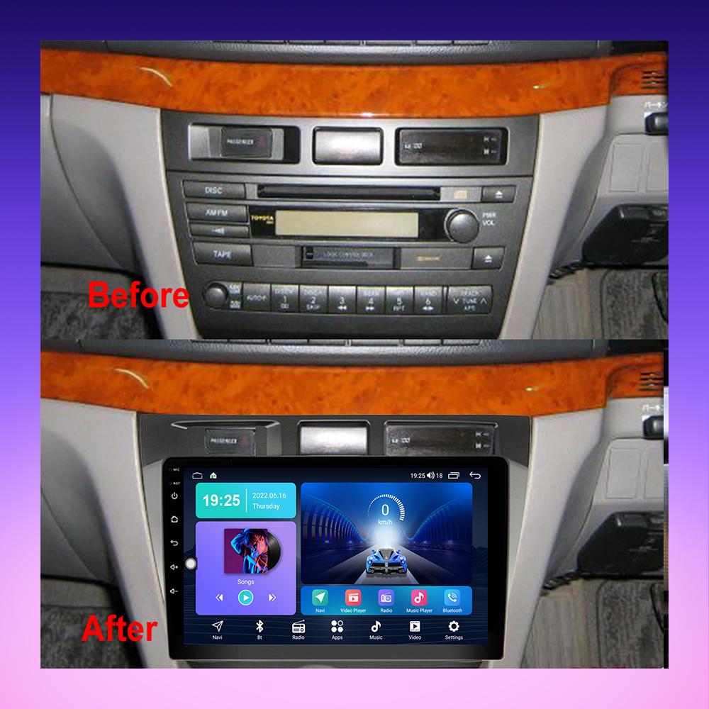 2 DIN Android автомобильное радио для Toyota Mark 2 JZX110 Verossa 2000-2007 мультимедийный проигрыватель головное устройство стерео GPS навигация WIFI 1+16 ГБ