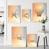 Vintage Crab Ocean Animals Posters Print Canvas Painting Scallop Sea Star Nordic Wall Art For Living Room Home Decoration Mural